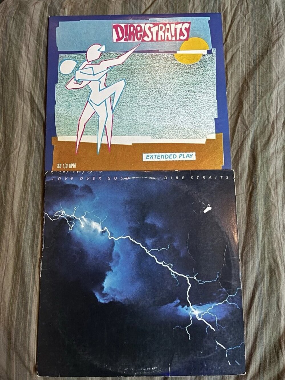 Dire Straits Love Over Gold Extended Play Vinyl Record LP Bundle Classic Rock